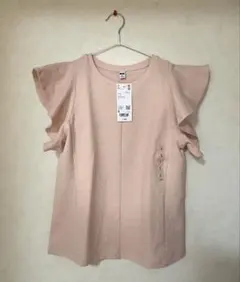 UNIQLO フリル袖 半袖トップス S ピンク