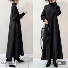 値下げ!新品未使用!coyunaニットワンピースM