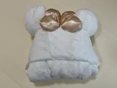 フード付きブランケット ミニー 4WAY ホワイト