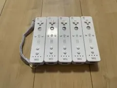 Wii リモコン 5個セット ホワイト 動作確認済み