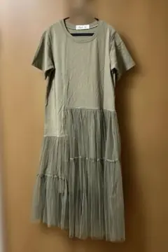 Tシャツワンピ　チュール