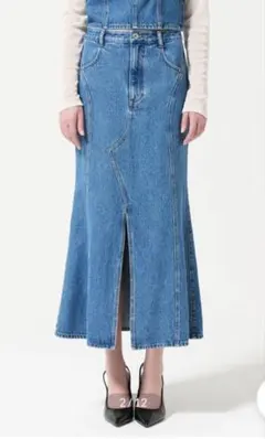 【最終セール】gracecontinental マーメイド　デニムスカートのサムネイル