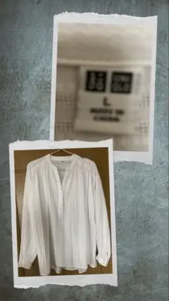 ユニクロ　レディースバンドカラー