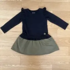 長袖ワンピース 100cm フタフタ