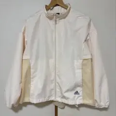 adidas アイボリー ウーブンジャケット