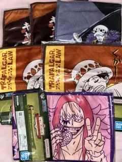 一番くじ ワンピース トラファルガー・ロー  ベポ コラソン タオル 6点セット
