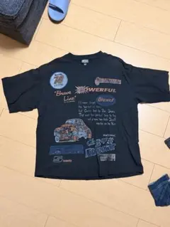 DIESEL ディーゼル マルチグラフィック Tシャツ S 黒 レーシング風 