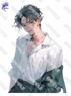 kokoshop オリジナル　人物ステッカーNo.694