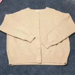 CINEMA CLUB ベージュ カーディガン M