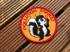 【70's スーパースカンク ワッペン】ビンテージ ガンジャ