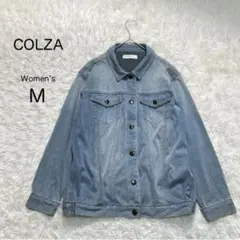 【コルザ】デニムブルゾン ジージャン風 ジャケット【M】羽織り アウター
