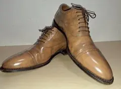REGAL　内羽根ブラウン レザー ビジネスシューズ 　ストレートチップ