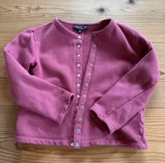 アニエスベー　カーディガン　120-130cm 赤