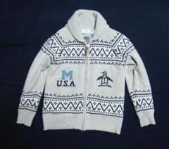 マンシング ハミルトンラムウール素材 カウチンセーター