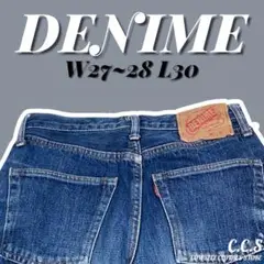 90s古着旧ドゥニーム D-HG1118　XX型デニム赤耳 実寸W27 L30