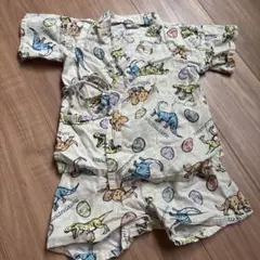 恐竜柄 甚平 サイズ100