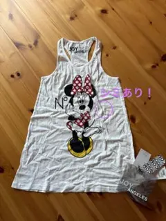 【JOY RICH】新品ミニーマウス タンクトップ S ホワイト