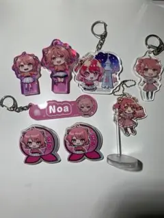 カラフルピーチ のあ アクリルキーホルダー セット