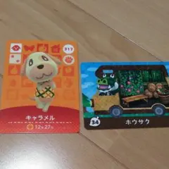 あつ森 とびだせどうぶつの森 amiibo カード キャラメル ホウサク