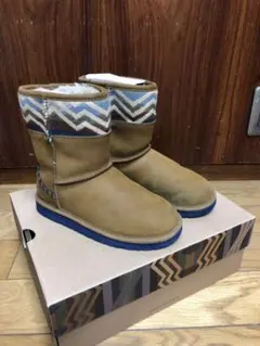 UGG ムートンブーツ　クラシックショート　PENDLETON USA2 21
