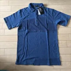 新品 タグ付き MICHEL KLEIN homme ポロシャツ ブルー 48のサムネイル