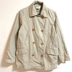 J.Crewクラシックダブルブレストコート　100%コットンピーコートジャケット