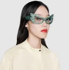 【未使用に近い】GUCCI グッチ　GG0246SA ライトブルー サングラス 未使用に近い】GUCCI グッチ GG0246SA ライトブルー サングラス - メルカリ