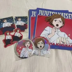 呪術廻戦 セガラッキーくじ 釘崎野薔薇 ステッカー 缶バッジセット