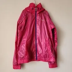 Puma♡　プーマ　ピンク　L　フード付きウィンドブレーカー　ナイロンジャケット