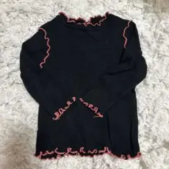manina フリル付き長袖Tシャツ 90