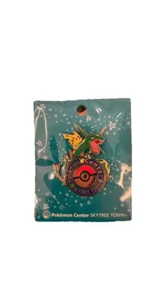 ポケモンセンター スカイツリータウン ピンバッジ　ピカチュウ　レックウザ