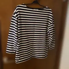 IÉNA CHANTECLAIR ボーダーカットソー 七分袖