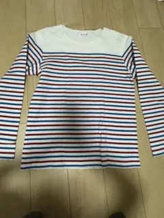 BOYCOTT ストライプ柄 五分袖Tシャツのサムネイル