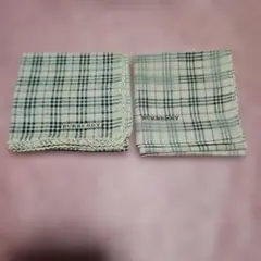 BURBERRY チェック柄ハンカチ 2枚セット