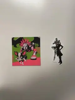 ジョジョの奇妙な冒険 スシロー コラボ ステッカー ピック欠け イギー 花京院