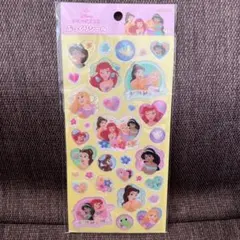 ディズニー　プリンセス　ぷっくりシール