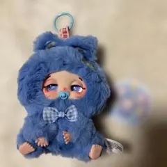 babythree doudou ぬいぐるみ　sleepybaby 青