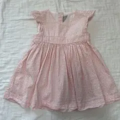 PETIT BATEAU ギンガムチェック ワンピース 12m/74cmのサムネイル