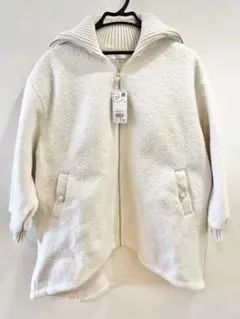 【新品・タグ付き】axes femme ブークレハーフコート