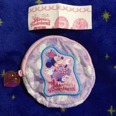 【11】ディズニーランド　ミニーのファンダーランド　カプセルトイ　ポーチ