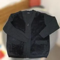 L'UOMO DI CLIOコーデュロイニットカーディmadeinitaly