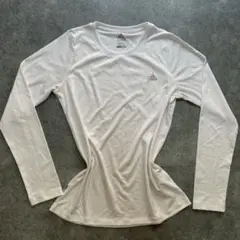アディダス　adidas 長袖Tシャツ　ランニング レディース　陸上　白ホワイトのサムネイル