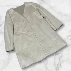 【良品】グローバルワーク リバーシブル ムートン ボア コート Lサイズ