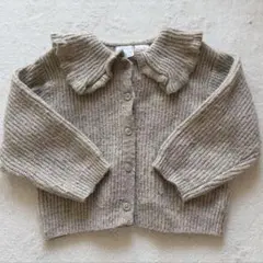 ZARA ベージュ カーディガン 18-24ヶ月