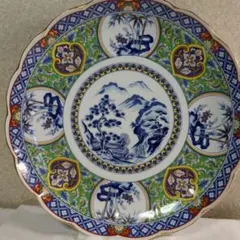 九谷焼大皿★昭和レトロ商品★美品のサムネイル