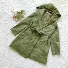 【レプシィム】 (F) モッズコート フード付き 綿100% シンプル ロング丈