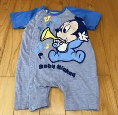 ◾️西松屋60〜70サイズ ミッキーマウスロンパース Disney 半袖 ベビー服