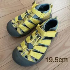 Keen キーン キッズサンダル 19.5cm イエロー