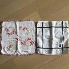 ローラアシュレイハンドタオル　マリクワントハンドタオル