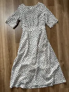 【美品】ロペピクニック ダルメシアン プリント 半袖ワンピース Mサイズ